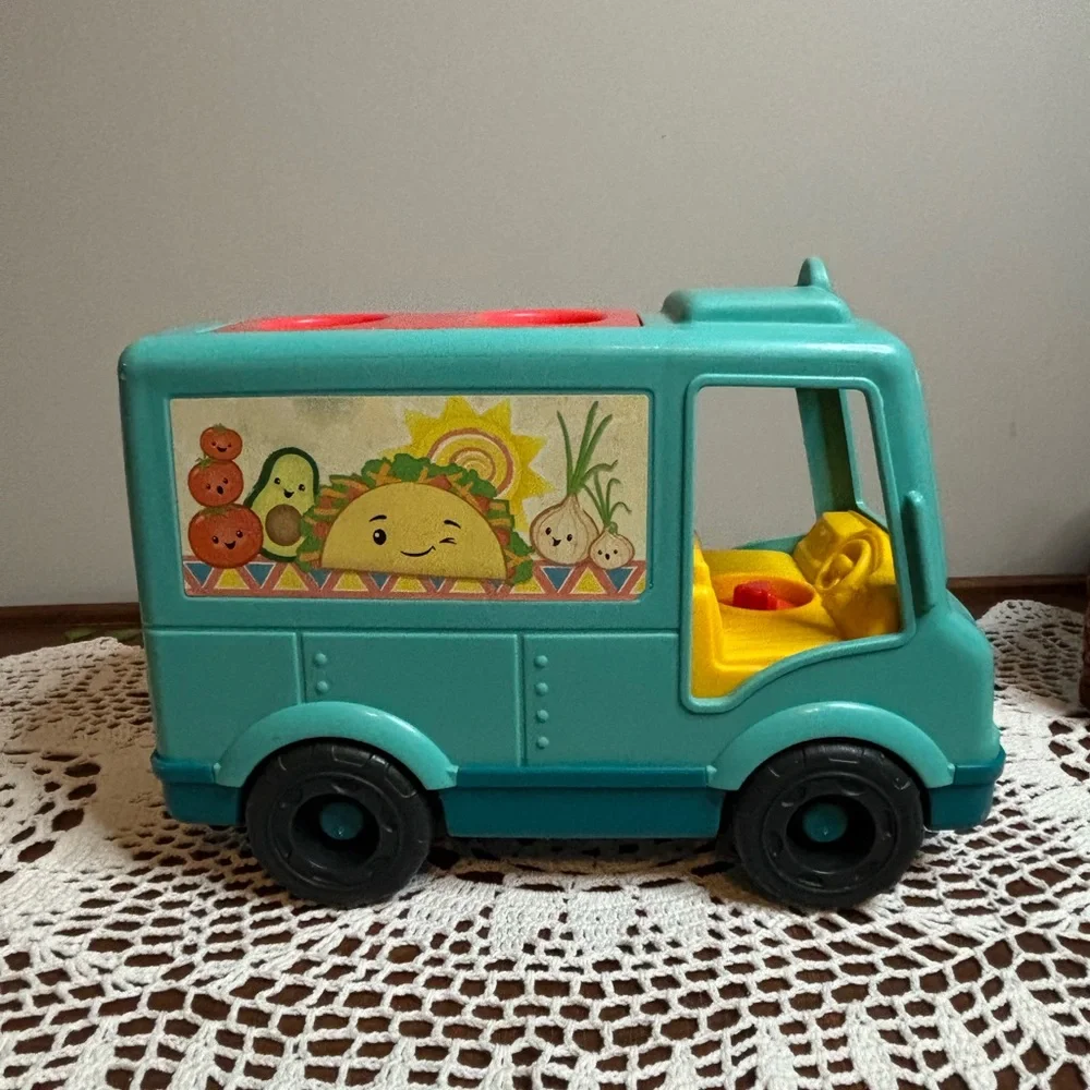 Fisher Price Little People Colorful‎ Taco Food Truck Toy
